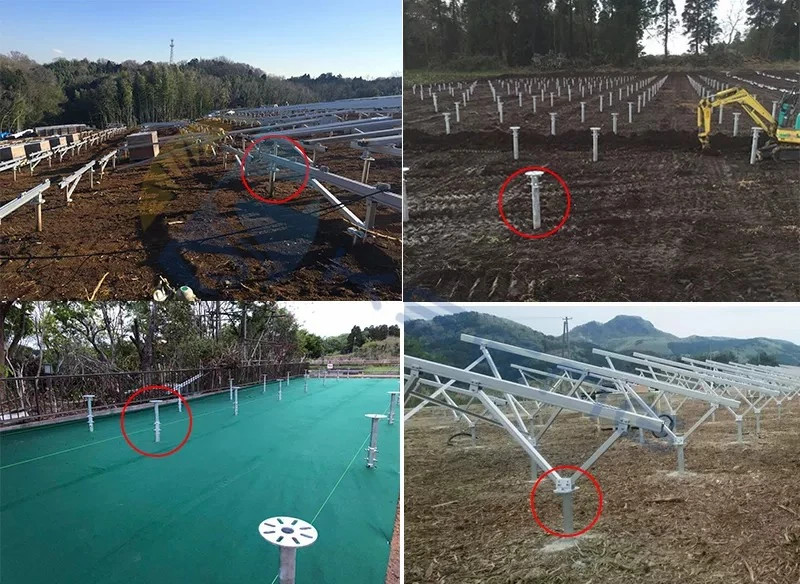 Ground Solar Anchor Bolt Galvanized Steel Solar Ground Screw Customized Piles for Solar Mounting System Earth Ground Screw Anchor
